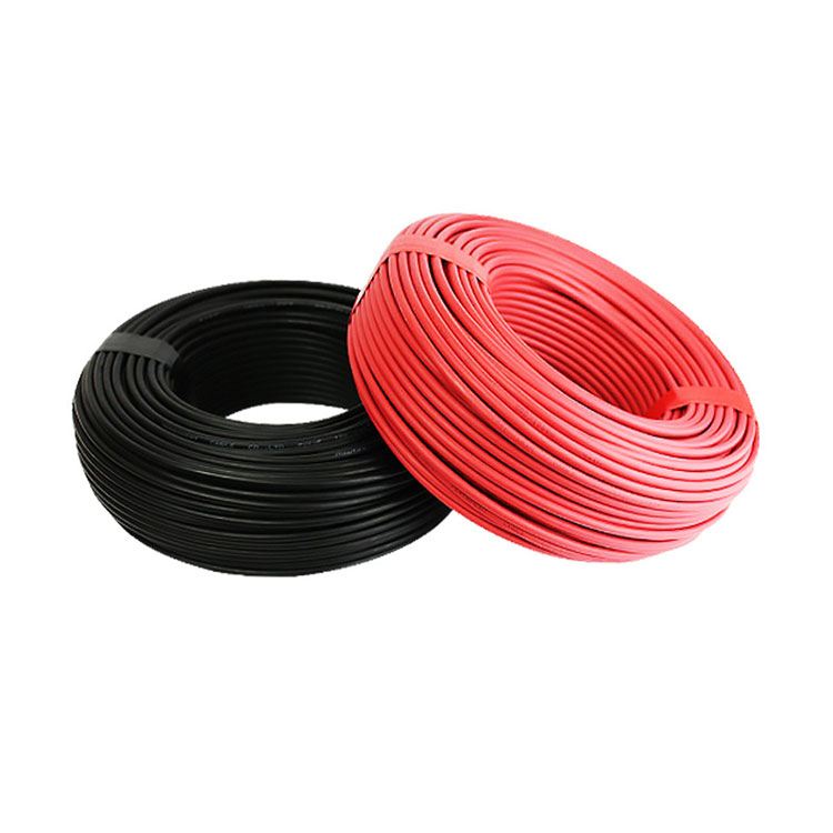 Photovoltaic Wire နှင့် Cable အနီရောင် နှင့် Black Sheath