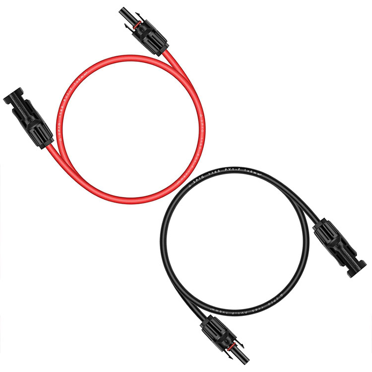 UV Resistant Weatherproof 3 Foot 10AWG Photovoltaic Wire